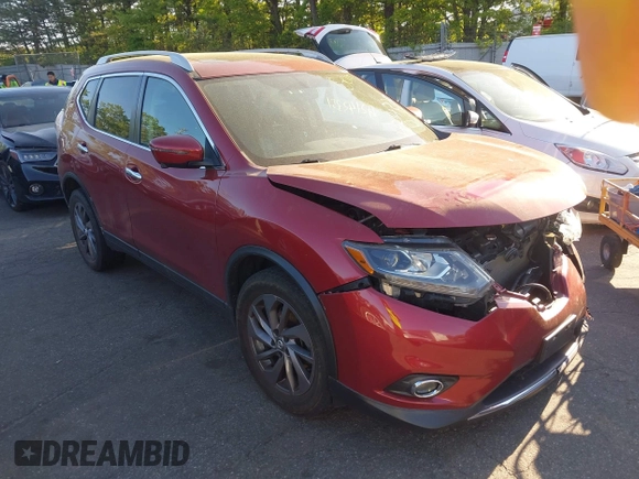 2016 Nissan Rogue SV with VIN 5N1AT2MVXGC872851, listed as a IAAI auction lot 42142351 with 117,251 mi miles and . Bid and sale history available at DreamBid. Image 1.
