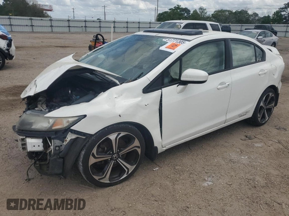 2015 Honda Civic Sedan Si with VIN 2HGFB6E51FH704161, listed as a Copart auction lot 51771305 with 184,558 mi miles and Non Repairable. Bid and sale history available at carsss.com. Image 1.