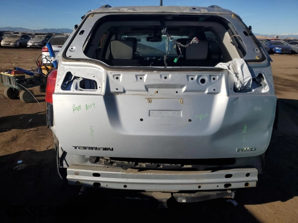 2011 GMC Terrain SLT-2 with VIN 2CTFLXEC2B6446646, listed as a Copart auction lot 82867874 with 200,273 mi miles and Salvage Title. Bid and sale history available at DreamBid. Image 6.