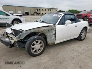 1993 Mazda MX-5 Miata with VIN JM1NA3514P1415302, listed as a Copart auction lot 59605875 with 156,881 mi miles and Salvage title. Bid and sale history available at DreamBid. Image 1.