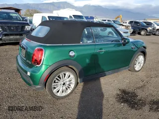 2024 MINI Convertible Cooper S with VIN WMW43DL03R3R99976, listed as a Copart auction lot 88112225 with 17,104 mi miles and Clean title. Bid and sale history available at DreamBid. Image 3.