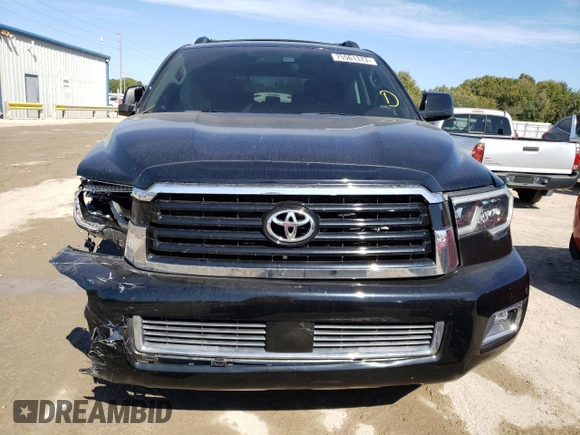 2018 Toyota Sequoia SR5 with VIN 5TDBY5G15JS164159, listed as a Copart auction lot 75561373 with 37,928 mi miles. Bid and sale history available at carsss.com. Image 5.