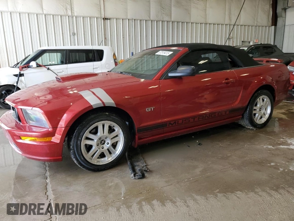 2008 Ford Mustang GT Deluxe with VIN 1ZVHT85H385156830, listed as a Copart auction lot 57519415 with 114,722 mi miles and Clean title. Bid and sale history available at DreamBid. Image 1.
