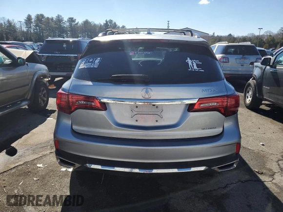 2018 Acura MDX with VIN 5J8YD4H34JL004454, listed as a Copart auction lot 43599075 with 98,974 mi miles and Salvage Title. Bid and sale history available at DreamBid. Image 6.