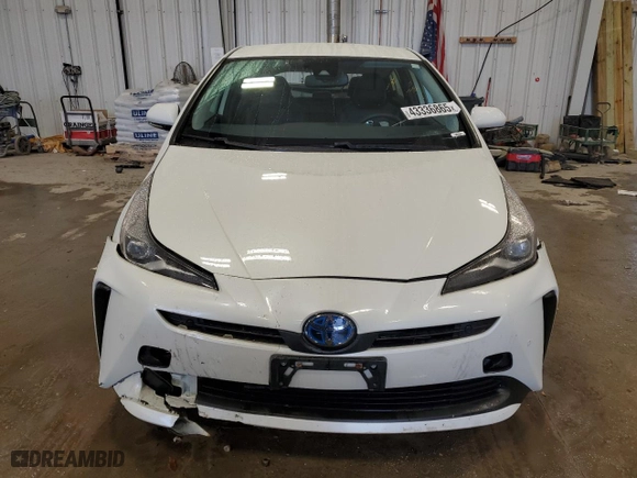 2020 Toyota Prius L Eco with VIN JTDKARFU9L3106230, listed as a Copart auction lot 43336865 with 34,116 mi miles and Non Repairable. Bid and sale history available at carsss.com. Image 5.