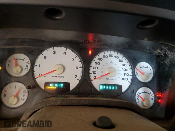 2004 Dodge Ram 2500 SLT with VIN 3D7KA28D74G174129, listed as a Copart auction lot 50995035 with 181,640 mi miles and Clean Title. Bid and sale history available at carsss.com. Image 9.