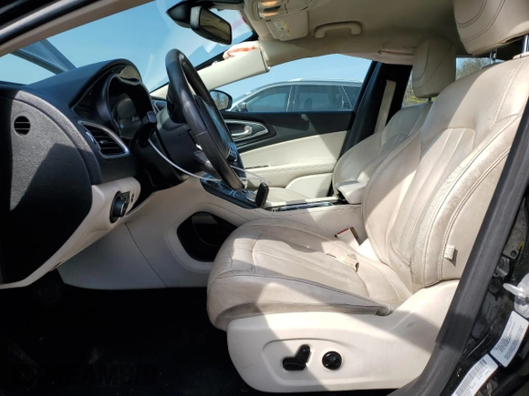 2015 Chrysler 200 C with VIN 1C3CCCCB7FN545163, listed as a Copart auction lot 48868495 with 165,175 mi miles and Salvage Title. Bid and sale history available at carsss.com. Image 7.