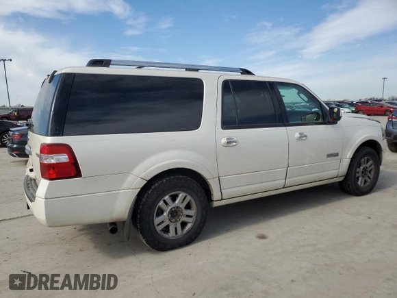 2008 Ford Expedition EL Limited with VIN 1FMFK19568LA08229, listed as a Copart auction lot 46270935 with 218,131 mi miles and Salvage Title. Bid and sale history available at carsss.com. Image 3.