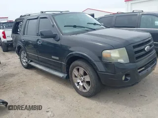 2007 Ford Expedition Limited with VIN 1FMFU20517LA65790, listed as a IAAI auction lot 42293223 with 259,506 mi miles and . Bid and sale history available at DreamBid. Image 1.