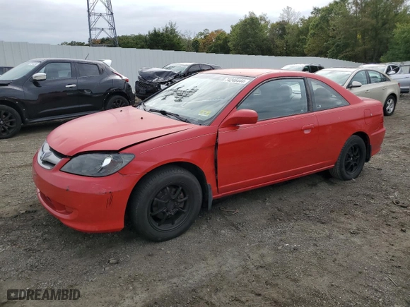 2004 Honda Civic VP with VIN 1HGEM21114L034712, listed as a Copart auction lot 74246444 with 189,637 mi miles and Salvage Title. Bid and sale history available at carsss.com. Image 1.