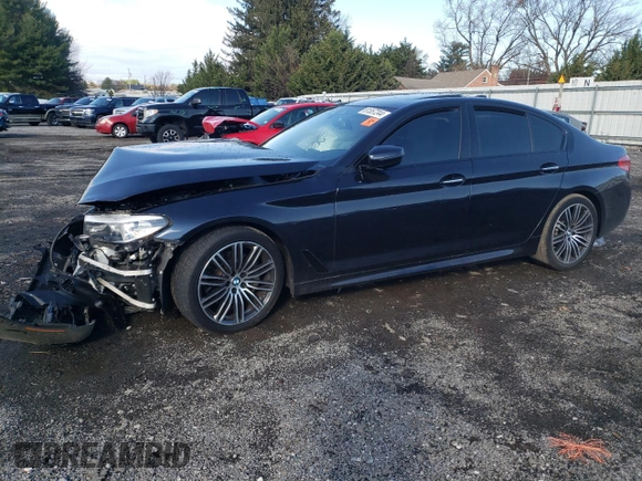 2017 BMW 5 Series 530i xDrive with VIN WBAJA7C33HG904294, listed as a Copart auction lot 81557244 with Not Provided miles and Salvage Title. Bid and sale history available at carsss.com. Image 1.