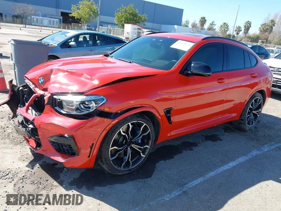2021 BMW X4 M with VIN 5YMUJ0C08M9H70033, listed as a IAAI auction lot 41671276 with 18,151 mi miles. Bid and sale history available at carsss.com. Image 18.