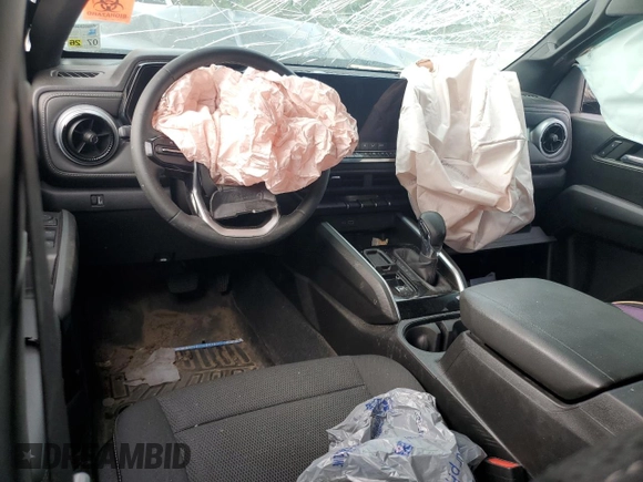2024 Chevrolet Colorado 2WD LT with VIN 1GCGSCECXR1205670, listed as a Copart auction lot 57727145 with Not provided miles and Salvage title. Bid and sale history available at DreamBid. Image 8.