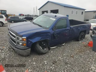 2014 Chevrolet Silverado 1500 Work Truck with VIN 1GCNKPEC5EZ148921, listed as a Copart auction lot 84794754 with 98,536 mi miles and Salvage Title. Bid and sale history available at DreamBid. Image 1.
