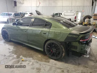2021 Dodge Charger Scat Pack with VIN 2C3CDXGJXMH606615, listed as a Copart auction lot 51246025 with 13,971 mi miles and Salvage Title. Bid and sale history available at DreamBid. Image 2.