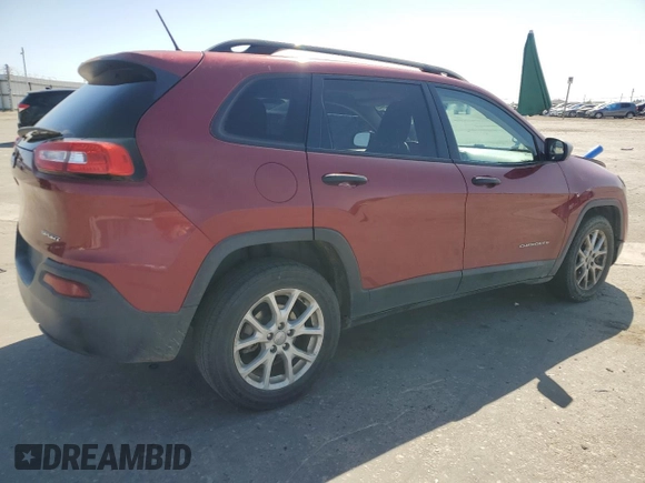 2016 Jeep Cherokee Sport with VIN 1C4PJLAB8GW378006, listed as a Copart auction lot 61201345 with 159,129 mi miles and Salvage title. Bid and sale history available at DreamBid. Image 3.