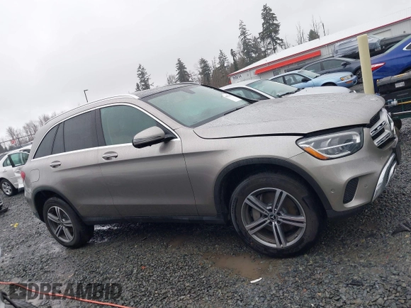 2020 Mercedes-Benz GLC with VIN WDC0G8EB1LF744559, listed as a IAAI auction lot 41872182 with 1 mi miles. Bid and sale history available at carsss.com. Image 13.