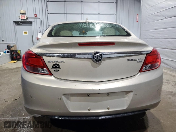 2011 Buick Regal CXL RL4 with VIN 2G4GS5EC4B9176286, listed as a Copart auction lot 50908375 with 131,435 mi miles and Salvage title. Bid and sale history available at DreamBid. Image 6.