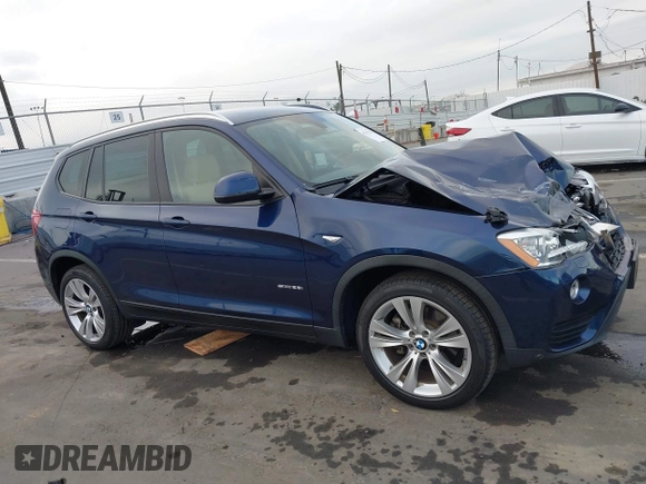 2016 BMW X3 sDrive28i with VIN 5UXWZ7C56G0M83583, listed as a IAAI auction lot 41517534 with 89,611 mi miles and . Bid and sale history available at DreamBid. Image 13.
