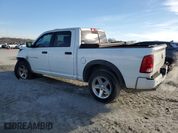 2012 Ram 1500 Sport with VIN 1C6RD7MT1CS162535, listed as a Copart auction lot 84612554 with 126,312 mi miles and Salvage Title. Bid and sale history available at carsss.com. Image 2.