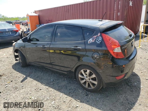 2014 Hyundai Accent SE with VIN KMHCU5AE2EU178139, listed as a Copart auction lot 55231825 with 171,608 mi miles and Clean Title. Bid and sale history available at carsss.com. Image 2.