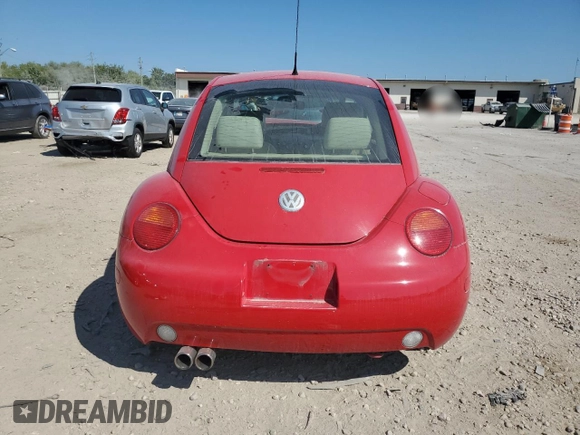 2005 Volkswagen New Beetle Coupe GLS with VIN 3VWCK31C65M413558, listed as a Copart auction lot 69103984 with 131,648 mi miles and Non Repairable. Bid and sale history available at carsss.com. Image 6.