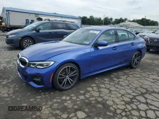 2019 BMW 3 Series 330i xDrive with VIN WBA5R7C51KAJ85097, listed as a Copart auction lot 63002745 with 53,870 mi miles and Salvage title. Bid and sale history available at DreamBid. Image 1.