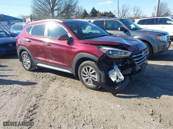 2017 Hyundai Tucson SE Plus with VIN KM8J33A45HU391175, listed as a IAAI auction lot 41803304 with 70,784 mi miles. Bid and sale history available at carsss.com. Image 1.
