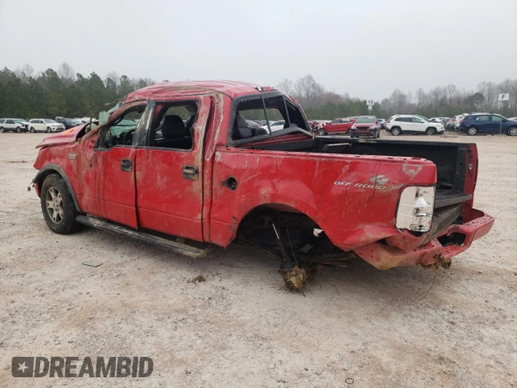 2005 Ford F-150 XLT with VIN 1FTPW14545KD00936, listed as a Copart auction lot 48127085 with 239,043 mi miles and Salvage Title. Bid and sale history available at carsss.com. Image 2.