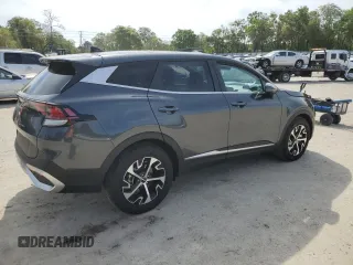 2024 Kia Sportage EX with VIN KNDPV3DF2R7293355, listed as a Copart auction lot 50435065 with 5,345 mi miles and Salvage Title. Bid and sale history available at carsss.com. Image 3.