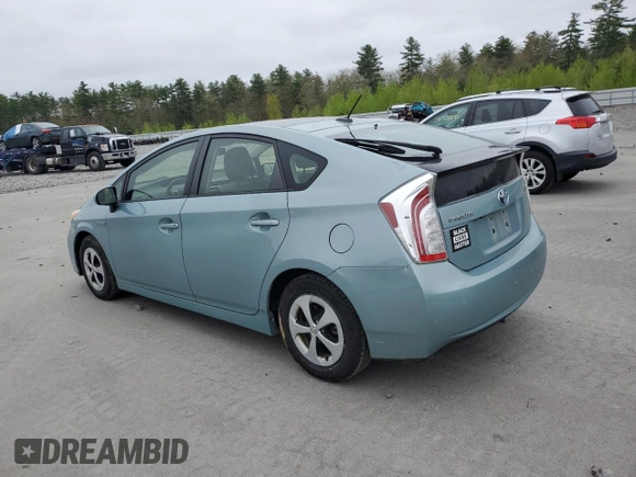 2012 Toyota Prius One with VIN JTDKN3DU7C1496874, listed as a Copart auction lot 56475295 with 244,154 mi miles and Clean Title. Bid and sale history available at DreamBid. Image 2.