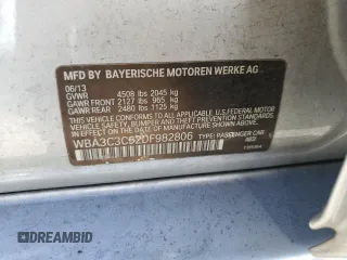 2013 BMW 3 Series 320i xDrive с VIN WBA3C3C52DF982806, выставлен на аукционе Copart как лот 54928605 с пробегом 152 923 миль миль и На запчасти • Non repairable. История ставок и продаж доступна на DreamBid. Изображение 14.