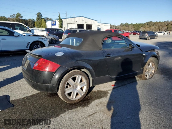 2006 Audi TT with VIN TRUTC28N261006519, listed as a Copart auction lot 83433394 with 0 mi miles and Salvage Title. Bid and sale history available at carsss.com. Image 3.