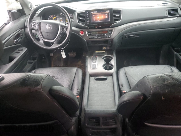2023 Honda Ridgeline RTL-E with VIN 5FPYK3F78PB015187, listed as a Copart auction lot 57655465 with 57,704 mi miles and Salvage title. Bid and sale history available at DreamBid. Image 8.