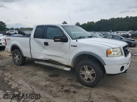 2006 Ford F-150 XLT with VIN 1FTPX145X6NA24050, listed as a Copart auction lot 55394625 with 209,137 mi miles and Salvage title. Bid and sale history available at DreamBid. Image 4.