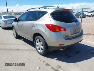 2009 Nissan Murano S with VIN JN8AZ18W29W126819, listed as a IAAI auction lot 42162045 with 123,548 mi miles and . Bid and sale history available at carsss.com. Image 3.