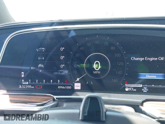 2023 Cadillac Escalade 4WD Premium Luxury with VIN 1GYS4BKL0PR409325, listed as a IAAI auction lot 41973567 with 32,398 mi miles and . Bid and sale history available at DreamBid. Image 7.