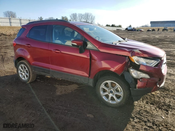 2020 Ford EcoSport SE with VIN MAJ6S3GL7LC324433, listed as a Copart auction lot 48233835 with NaN miles and Salvage Title. Bid and sale history available at carsss.com. Image 4.