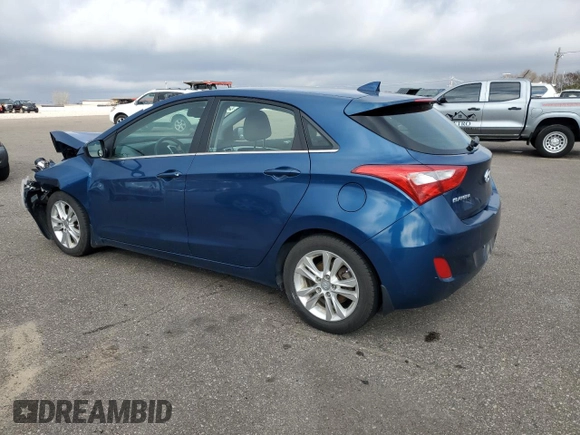 2013 Hyundai Elantra GT with VIN KMHD35LEXDU152018, listed as a Copart auction lot 79480844 with 123,201 mi miles and Salvage Title. Bid and sale history available at carsss.com. Image 2.
