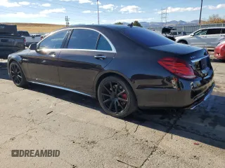 2016 Mercedes-Benz S-Class AMG S 63 with VIN WDDUG7JB0GA235269, listed as a Copart auction lot 78687474 with 52,452 mi miles and Salvage Title. Bid and sale history available at carsss.com. Image 2.