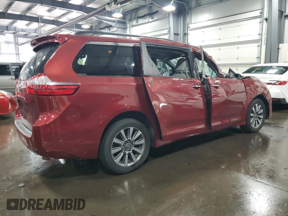 2020 Toyota Sienna XLE z VIN 5TDDZ3DC0LS249557, wystawiony jako Copart lot #56172865 z przebiegiem 79 667 mil mil oraz Szkoda całkowita • Salvage title. Historia ofert i sprzedaży dostępna na DreamBid. Obrazek 3.