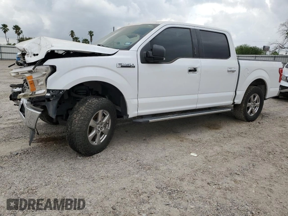 2018 Ford F-150 XL with VIN 1FTEW1CP6JKE23089, listed as a Copart auction lot 50148685 with 55,901 mi miles and Salvage Title. Bid and sale history available at carsss.com. Image 1.