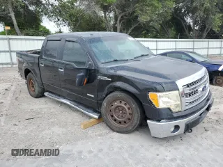 2013 Ford F-150 XL with VIN 1FTFW1ET8DFA04267, listed as a Copart auction lot 44449155 with 199,150 mi miles and Clean Title. Bid and sale history available at DreamBid. Image 4.