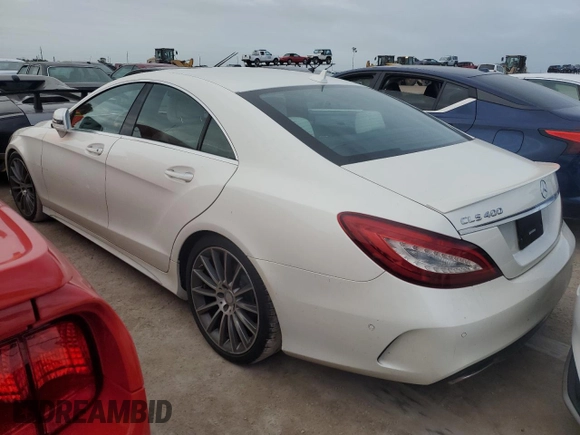 2016 Mercedes-Benz CLS with VIN WDDLJ6FB9GA181423, listed as a Copart auction lot 76265554 with 0 mi miles and Salvage Title. Bid and sale history available at carsss.com. Image 2.