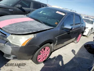 2010 Ford Focus SEL with VIN 1FAHP3HN2AW156612, listed as a Copart auction lot 50091395 with 127,853 mi miles and Salvage Title. Bid and sale history available at carsss.com. Image 1.