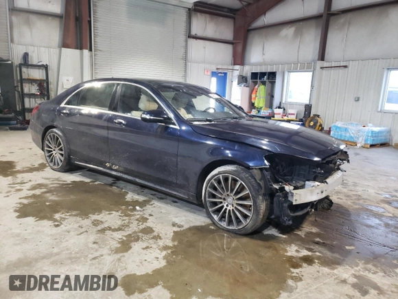 2015 Mercedes-Benz S 550 with VIN WDDUG8FB0FA110107, listed as a Copart auction lot 44601705 with 102,800 mi miles and Clean Title. Bid and sale history available at DreamBid. Image 4.
