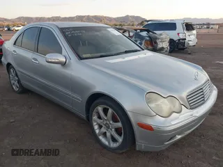 2004 Mercedes-Benz C 2.6L with VIN WDBRF61J74F515028, listed as a IAAI auction lot 41905485 with Not Provided miles. Bid and sale history available at carsss.com. Image 1.