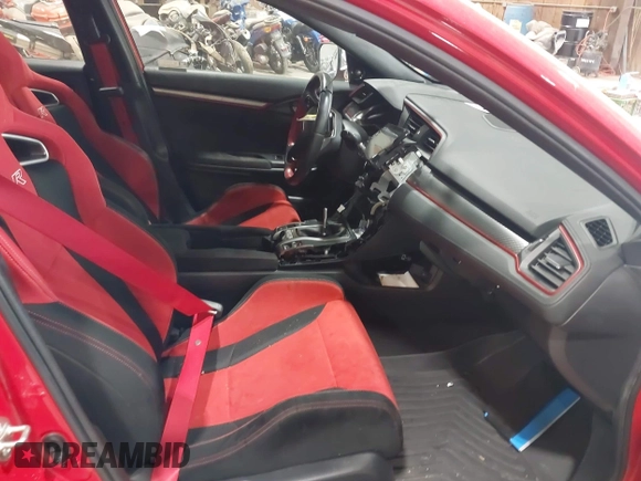 2019 Honda Civic Type R Touring z VIN SHHFK8G79KU200674, wystawiony jako IAAI lot #42161195 z przebiegiem 24 669 mil mil oraz . Historia ofert i sprzedaży dostępna na DreamBid. Obrazek 5.