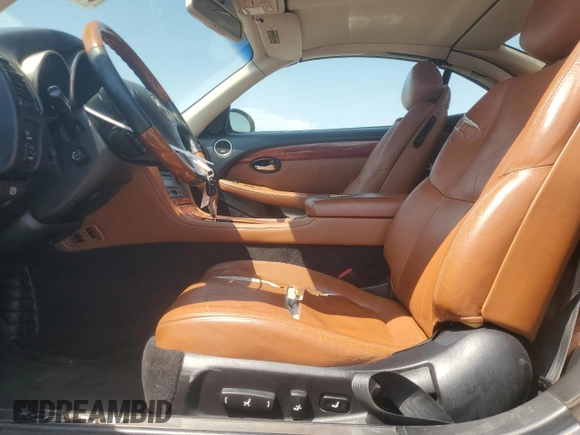 2002 Lexus SC 430 with VIN JTHFN48YX20026264, listed as a Copart auction lot 52571945 with 170,019 mi miles and Salvage Title. Bid and sale history available at DreamBid. Image 7.