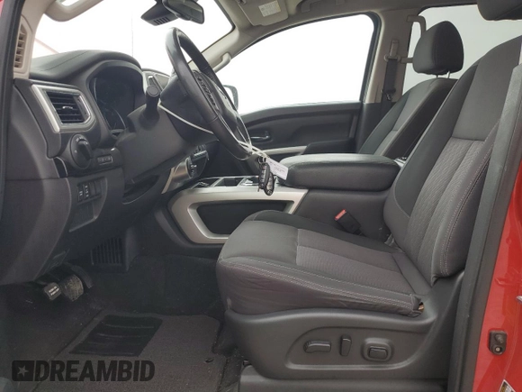 2021 Nissan Titan Pro-4X with VIN 1N6AA1ED7MN500195, listed as a Copart auction lot 56515535 with 88,826 mi miles and Salvage title. Bid and sale history available at DreamBid. Image 7.